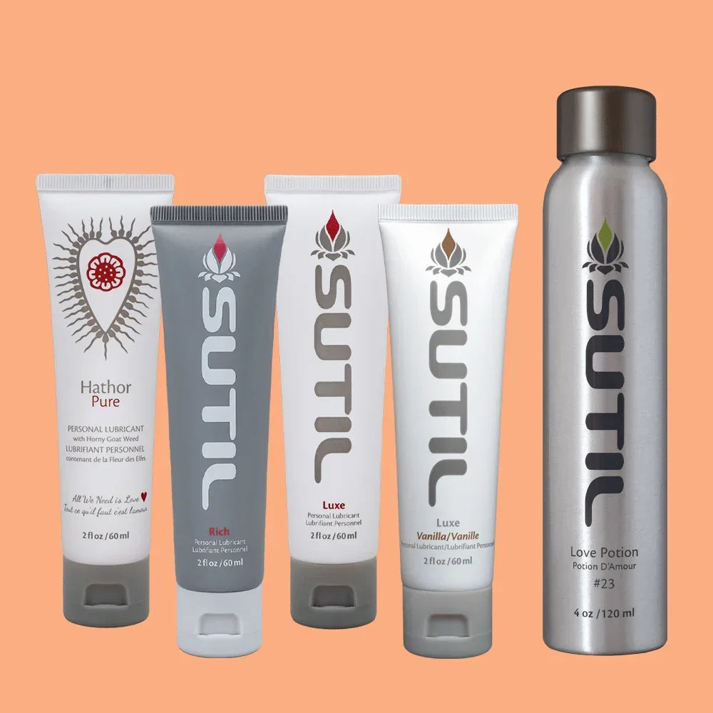 Sutil Rich 2oz, Hathor 2oz, Luxe 2oz, Vanilla 2oz, Massage oil #23
