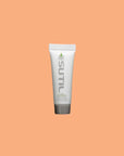 Mini Sutil Mint Flavored Lube displayed over an orange background