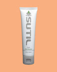 Sutil Flavor Mint lube on an orange background