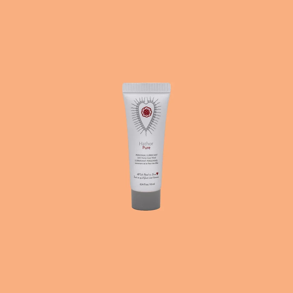Mini Sutil Hathor Pure displayed over an orange background