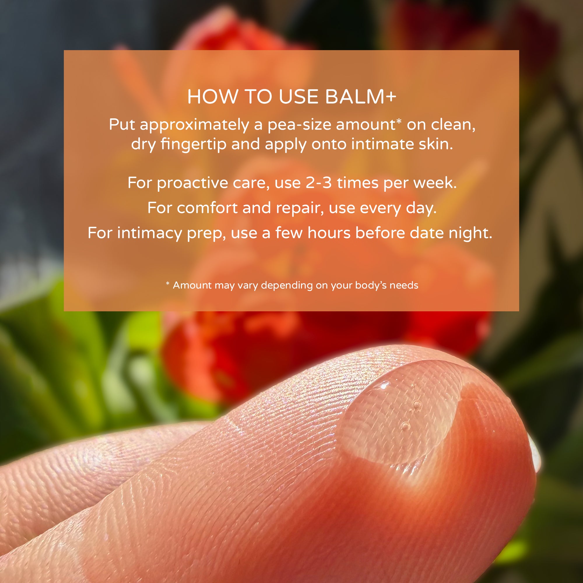 How to use balm + instructions