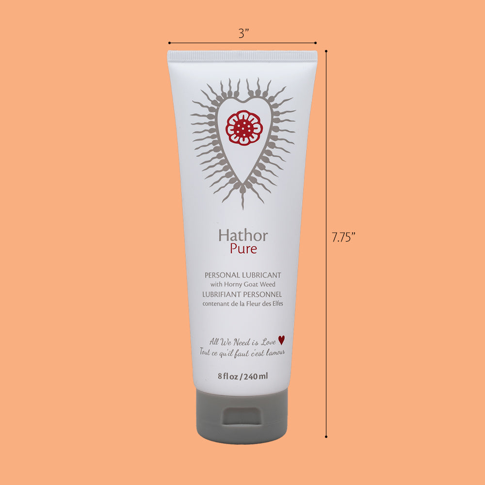 Sutil Hathor Pure lube 8oz with measurement 